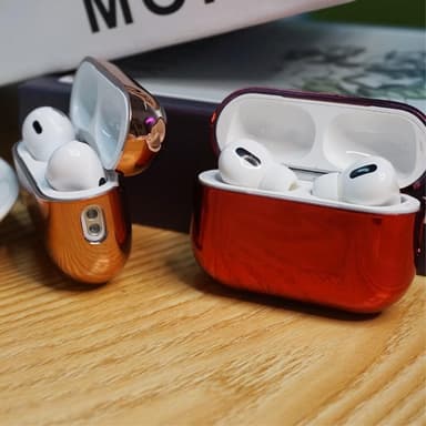 SKALO AirPods Pro 2 Chrome suojakuori - Punainen