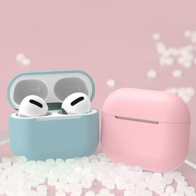 SKALO AirPods 3 Huippuohut silikoninen suojakuori kotelolle - Musta