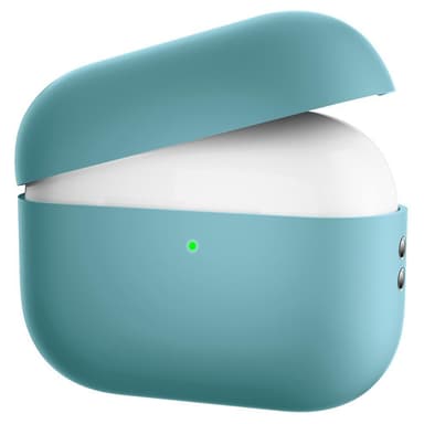 SKALO AirPods Pro 2 Huippuohut silikoninen suojakuori kotelolle - Turkoosi