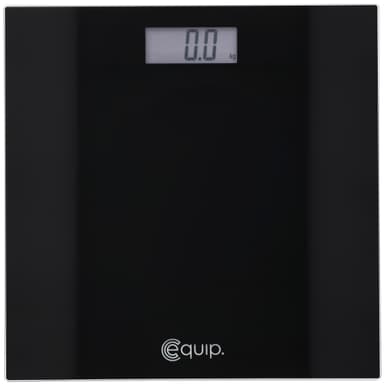 Equip henkilövaaka (musta lasi)