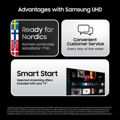 Samsung 85" CU8075 4K LED älytelevisio (2023)