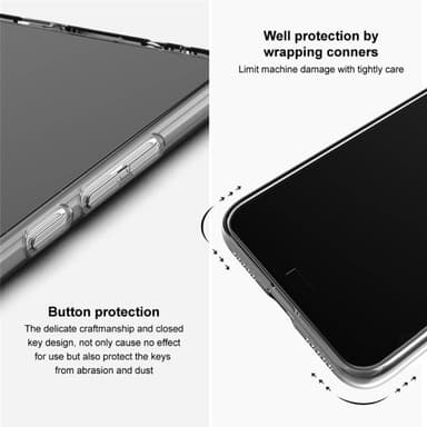 Imak Soft Case UX-5 kotelo OnePlus Nord CE 3 - Läpinäkyvä
