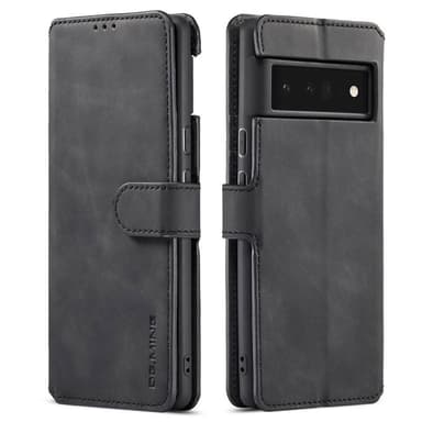 DG-Ming Lompakkokotelo 3-kortti Google Pixel 6 Pro - Musta