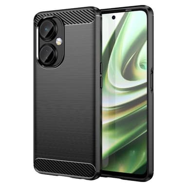 Harjattu TPU kuori OnePlus Nord CE 3 - Musta