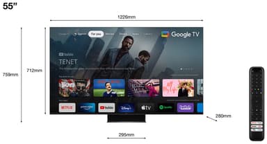 TCL 55" C845 4K MINI-LED älytelevisio (2023)