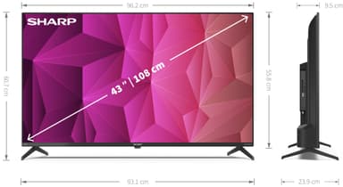 Sharp 55” FN7EA 4K LED älytelevisio (2022)