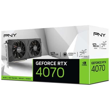 PNY GeForce RTX 4070 12GB VERTO DualFan graphics card