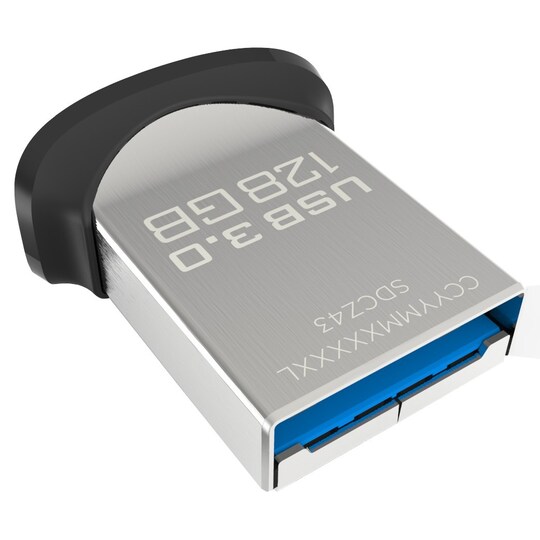 SanDisk Ultra Fit USB 3.0 muistitikku 128 GB