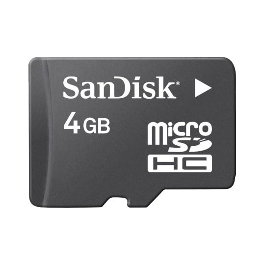SanDisk MicroSD muistikortti 4 GB