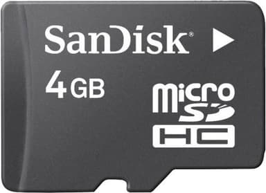 SanDisk MicroSD muistikortti 4 GB
