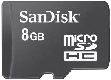 SanDisk MicroSD muistikortti 8 GB
