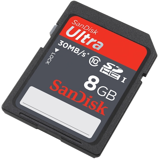 SanDisk Ultra 8 GB SDHC muistikortti