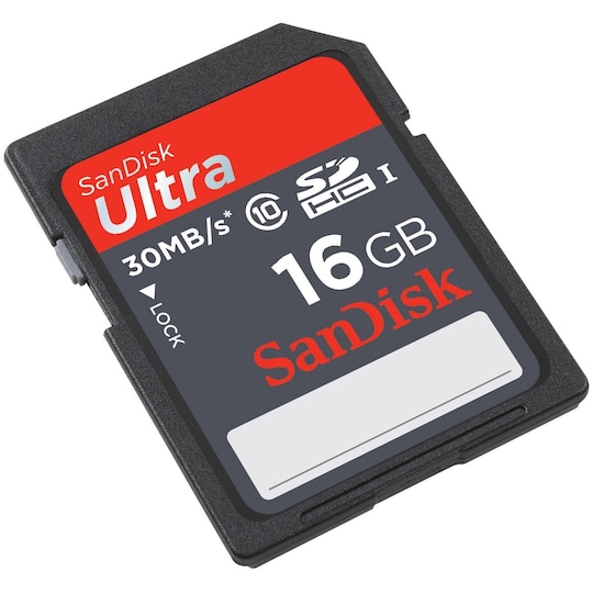 SanDisk Ultra 16 GB SDHC muistikortti