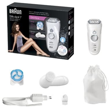 Braun Silk-épil 7 epilaattori SE7939E + kasvoharja