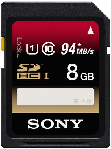 Sony SDHC 94MB CL10 muistikortti 8 GB