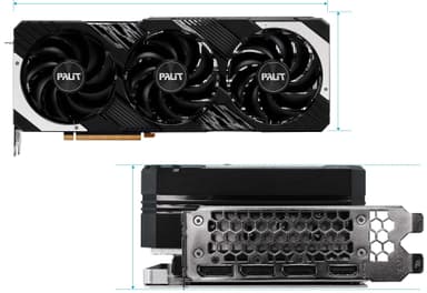 Palit GeForce RTX 4070 GamingPro näytönohjain