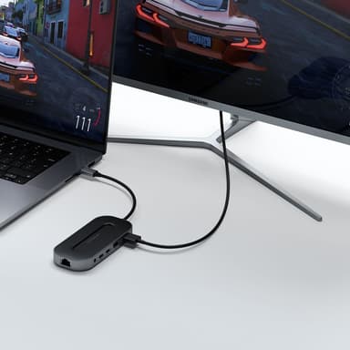 Satechi USB4 Multiport USB hubi (harmaa)