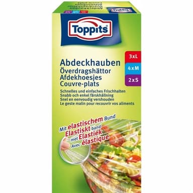 Toppits Överdragsplasthättor 9st (Obs