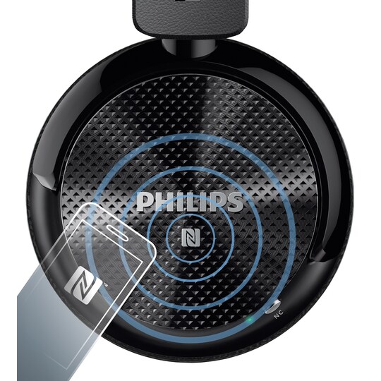 Philips Wireless on-ear kuulokkeet SHB8750NC/00 (musta)