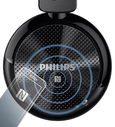 Philips Wireless on-ear kuulokkeet SHB8750NC/00 (musta)