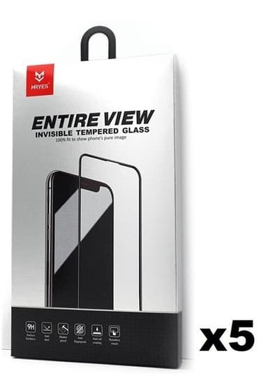 5-Pack Mr. Yes Skärmskydd i härdat glas till iPhone XS Max med 3D-skydd