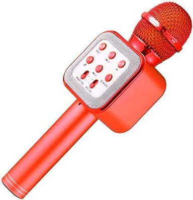 Karaoke-mikrofoni Bluetoothilla, Punainen