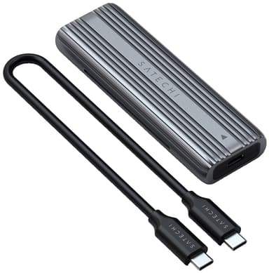 Satechi M.2 NVMe ja SATA SSD kotelo (harmaa)
