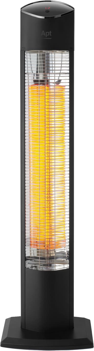 Apt 2000 W vapaasti seisova terassilämmitin (musta)