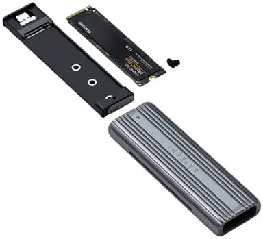 Satechi M.2 NVMe ja SATA SSD kotelo (harmaa)