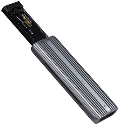 Satechi M.2 NVMe ja SATA SSD kotelo (harmaa)