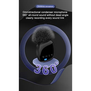 Lippa Pro 2-pack langaton melua vaimentava mikrofoni, USB-C