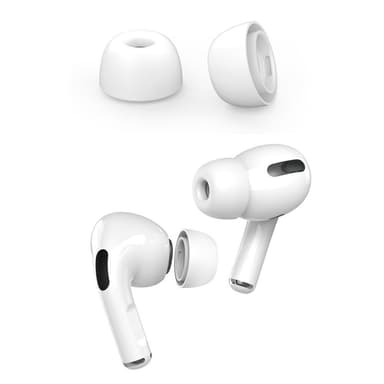 AHASTYLE AirPods Pro 1/2 silikoniset korvatyynyt Valkoinen - Medium