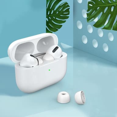 AHASTYLE AirPods Pro 1/2 silikoniset korvatyynyt Valkoinen - Medium