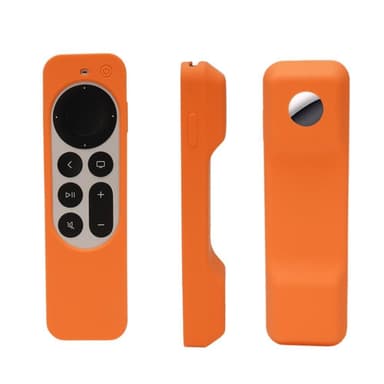 SKALO Apple TV 4K 2021 Control Shell AirTag-pidikkeellä varustettuna - Musta