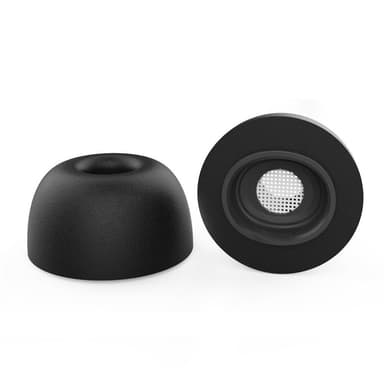 AHASTYLE AirPods Pro 1/2 -korvatyynyt, joissa on muistivaahto Musta - Medium
