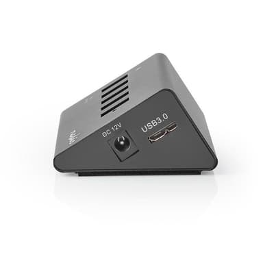 Nedis USB-keskitin | USB Micro-B Naaras | USB-A Naaras | 5-Porttinen port(s) | QC3.0 / USB 3.2 Gen 1 | USB Virta / Verkkovirtakäyttöinen | 5 Gbps | 5x USB