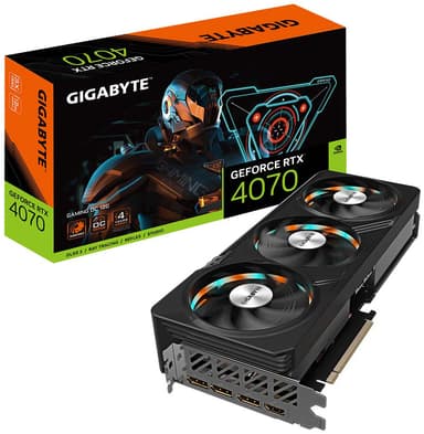Gigabyte GeForce RTX 4070 Gaming OC 12 GB näytönohjain