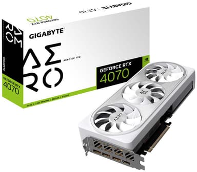 Gigabyte GeForce RTX 4070 Aero OC 12 GB näytönohjain
