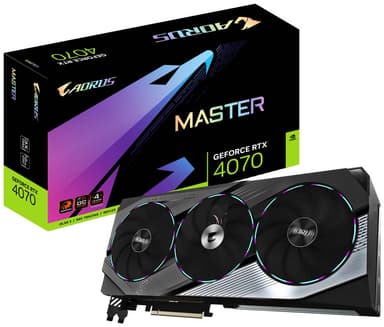 Gigabyte GeForce RTX 4070 Aorus Master näytönohjain