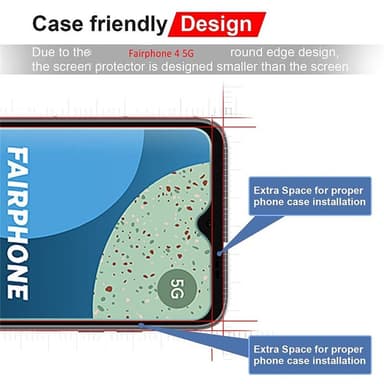 Karkaistu lasi näytönsuoja Fairphone 4