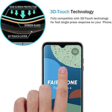 Karkaistu lasi näytönsuoja Fairphone 4