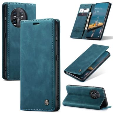 CaseMe Smart Magnet FlipCase OnePlus 11 - Sininen