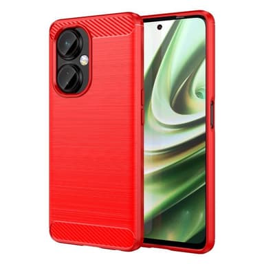 Harjattu TPU kuori OnePlus Nord CE 3 Lite - Punainen