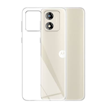 Silikonikotelo läpinäkyvä Motorola Moto E13
