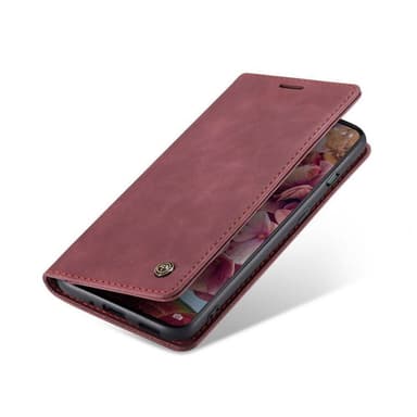 CaseMe Smart Magnet FlipCase OnePlus 11 - Viininpunainen