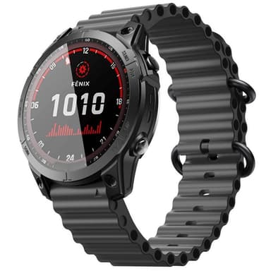 Ocean urheiluranneke Garmin Fenix 7X - Musta