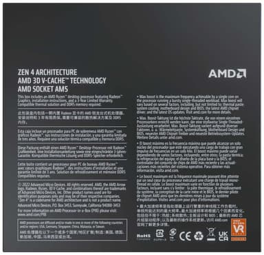 AMD Ryzen™ 7 7800X3D prosessori