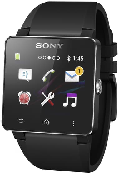 Sony SmartWatch2 SW2 älykello (musta/silikoni)