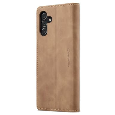 CASEME Retro Lompakkokotelo Samsung Galaxy A14 - Ruskea