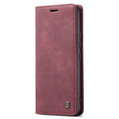 CASEME Retro Lompakkokotelo Samsung Galaxy A54 - Viininpunainen